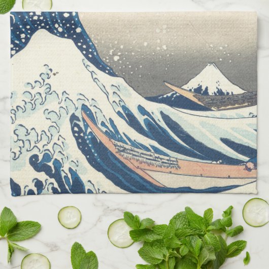 Linge De Cuisine Le tsunami (Plié)