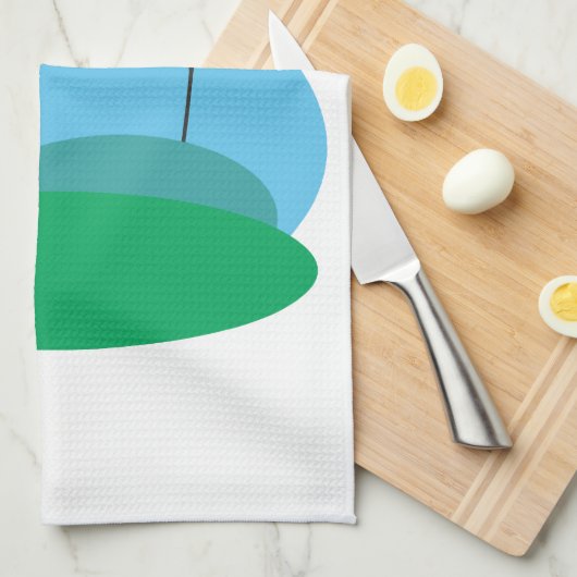 Linge De Cuisine Le vert (Quart Plié)