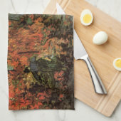 Linge De Cuisine Le vignoble rouge de Vincent van Gogh (Quart Plié)