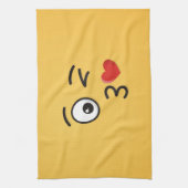 Linge De Cuisine Le visage Jetant un baiser (Vertical)