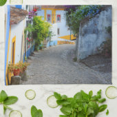 Linge De Cuisine Le vrai Portugal - Les fleurs d'Obidos (Plié)