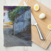 Linge De Cuisine Le vrai Portugal - Les fleurs d'Obidos (Quart Plié)