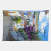 Linge De Cuisine Le vrai Portugal - Les fleurs d'Obidos (Horizontal)