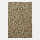 Linge De Cuisine Leaf Berry Classique Colorful Art Motif (Vertical)