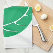 Linge De Cuisine Leaf Yin Yang (Quart Plié)