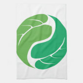 Linge De Cuisine Leaf Yin Yang (Vertical)