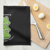 Linge De Cuisine Leap Year Forever Young 3 Frogs 29 févr. (Quart Plié)