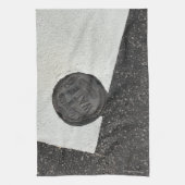 Linge De Cuisine L'Eau noire et blanche (Vertical)