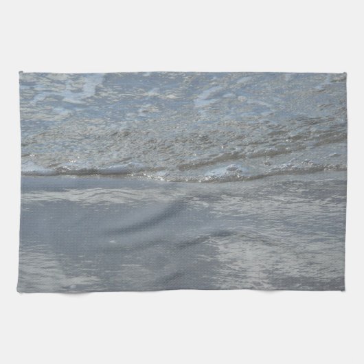 Linge De Cuisine L'eau sur la plage Photographie Abstraite (Horizontal)