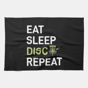 Linge De Cuisine Lecteur de golf sur disque Eat Sleep Disk Golf R