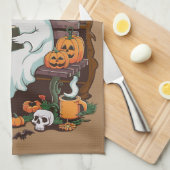 Linge De Cuisine Lecteur de livre fantôme Lecture Lecteur de cadeau (Quart Plié)