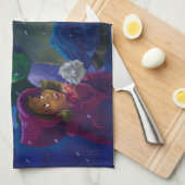 Linge De Cuisine Lecture hivernale (Quart Plié)