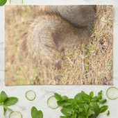 Linge De Cuisine L'écureuil mignon mange une photo de noix (Plié)