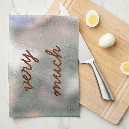 Linge De Cuisine L'écureuil vous regarde du bas vers le haut (Quart Plié)