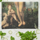 Linge De Cuisine Léda et le Cygne de Léonard de Vinci (Plié)