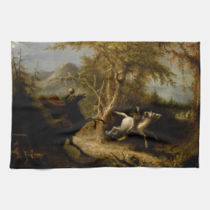 Linge De Cuisine Légende du Fantôme d'Halloween du Cavalier sans Tê