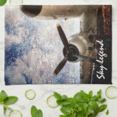 Linge De Cuisine Légende Sky (Plié)