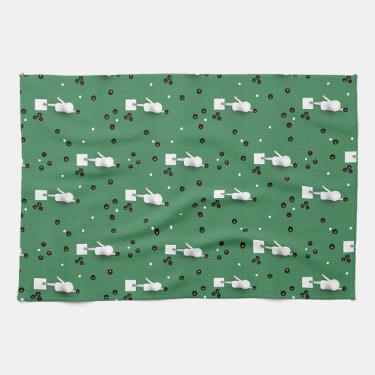 Linge De Cuisine Légendes des Bowles de pelouse  (Horizontal)