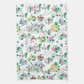 Linge De Cuisine Léger joli motif floral été (Vertical)