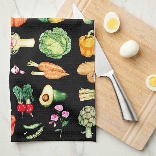 Linge De Cuisine Légumes (Quart Plié)