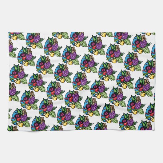 Linge De Cuisine Légumes (Horizontal)