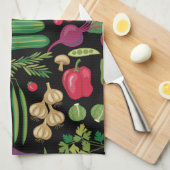 Linge De Cuisine Légumes (Quart Plié)