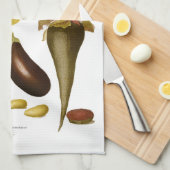 Linge De Cuisine Légumes d'hiver (Quart Plié)