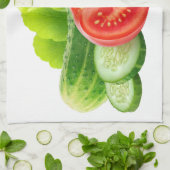 Linge De Cuisine Légumes frais (Plié)