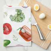 Linge De Cuisine Légumes frais du marché (Quart Plié)