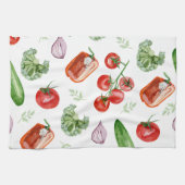 Linge De Cuisine Légumes frais du marché (Horizontal)