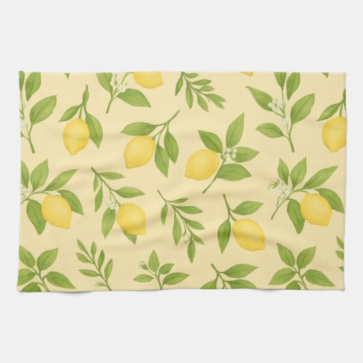 Linge De Cuisine Lemon Botanical  (Horizontal)