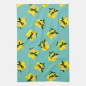 Linge De Cuisine Lemon Chic Aqua (Vertical)