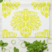 Linge De Cuisine Lemon Elegant Damask (Plié)