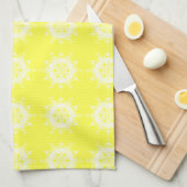 Linge De Cuisine Lemon Mandala (Quart Plié)