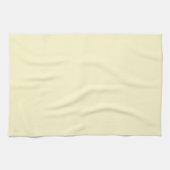 Linge De Cuisine Lémon moderne jaune clair couleur uni (Horizontal)