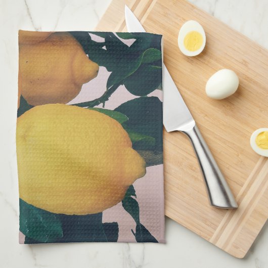 Linge De Cuisine  Lemon Tree Kitchen Towel (Quart Plié)