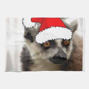 Linge De Cuisine Lemur de Noël