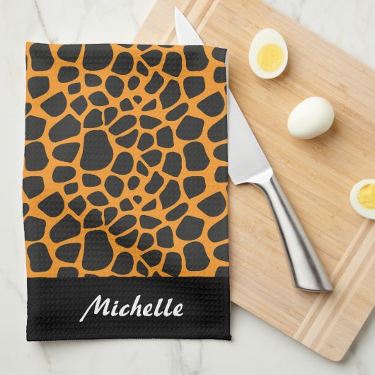 Linge De Cuisine léopard (Quart Plié)