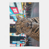 Linge De Cuisine Leopard dans le Carré du Times (Vertical)