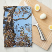 Linge De Cuisine Leopard dans un arbre en Afrique (Quart Plié)