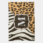 Linge De Cuisine Leopard et Zebra (Vertical)