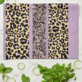 Linge De Cuisine Leopard Glitter Stripes Glam 1 (Plié)