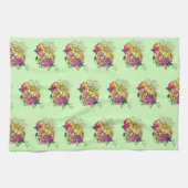 Linge De Cuisine Léopard jaune Gecko Vert (Horizontal)