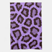 Linge De Cuisine Léopard pourpre (Vertical)