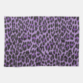 Linge De Cuisine Leopard Print, Léopard Spots, Purple Leopard (Horizontal)