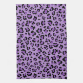 Linge De Cuisine Leopard Print, Léopard Spots, Purple Leopard (Vertical)