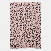 Linge De Cuisine Léopard Print, Léopard Spots, Rose Léopard (Vertical)