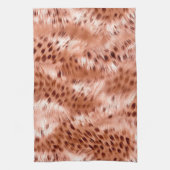 Linge De Cuisine Léopard rose rose (Vertical)