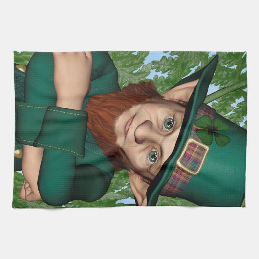 Linge De Cuisine Leprechaun (Horizontal)