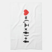 Linge De Cuisine L'équation d'amour pour les femmes (Vertical)